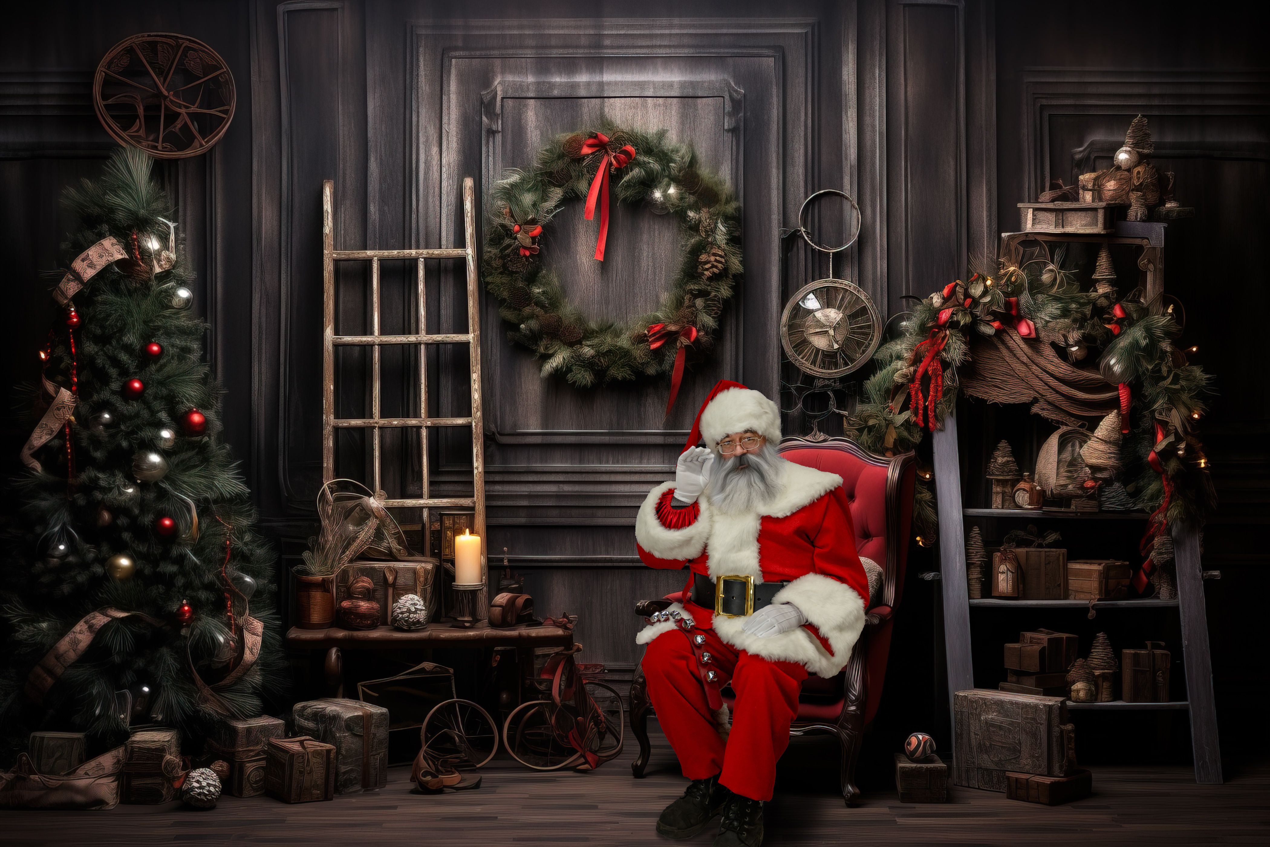 Santa Ken and Mrs. Claus